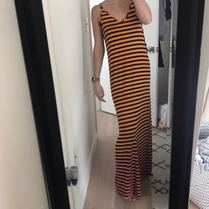 Sunset striped Michael Stars dress